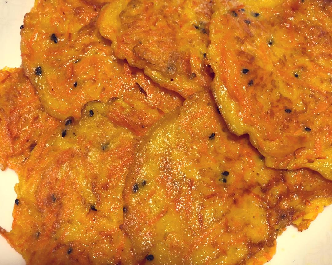 简单好吃胡萝卜煎饼的做法