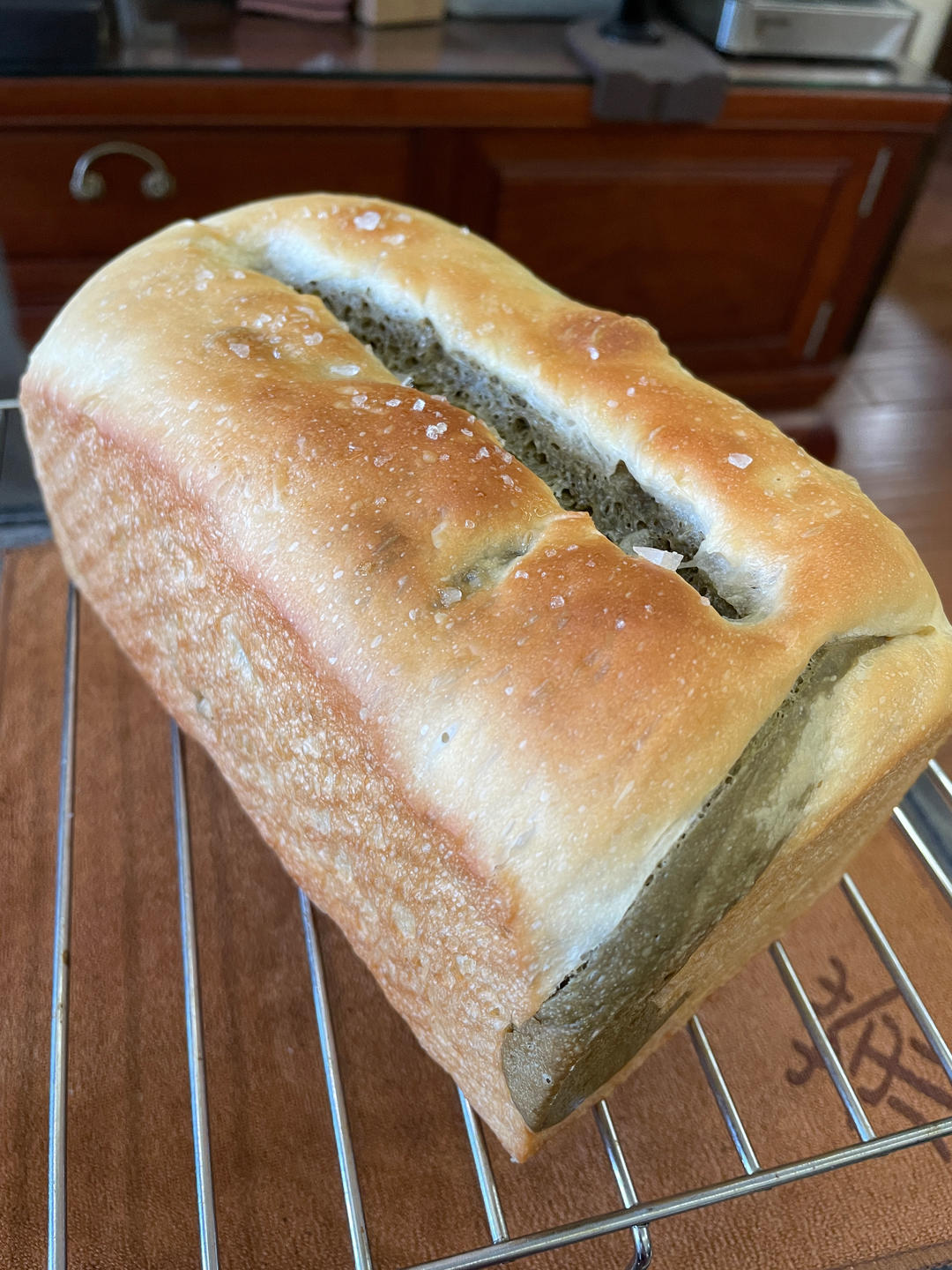 抹茶双色吐司