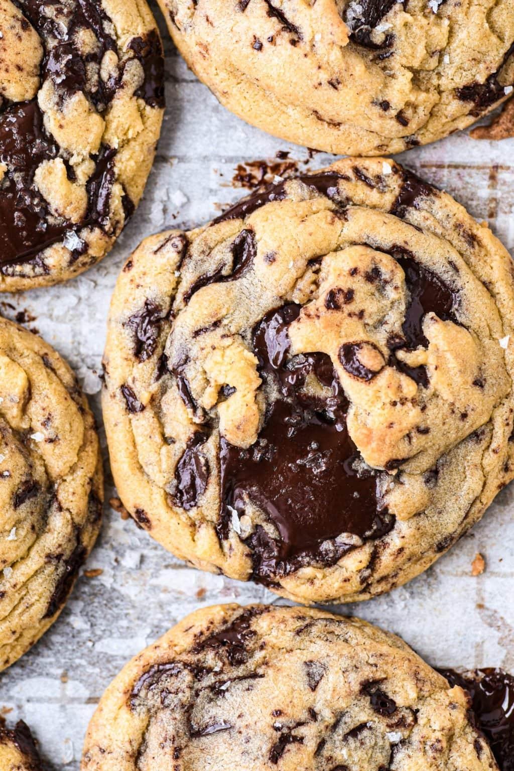 One yolk small batch chocolate chip cookies