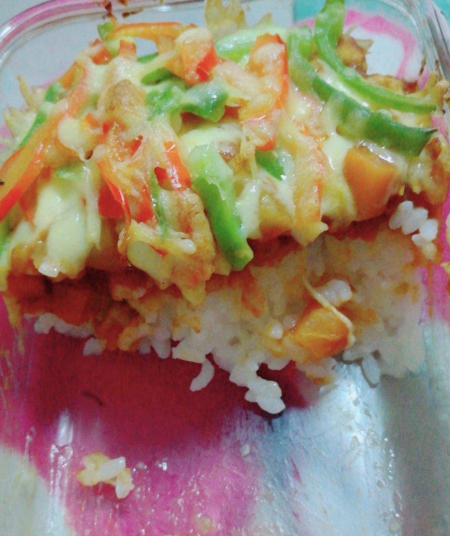 番茄鸡肉浓情焗饭【两人份】