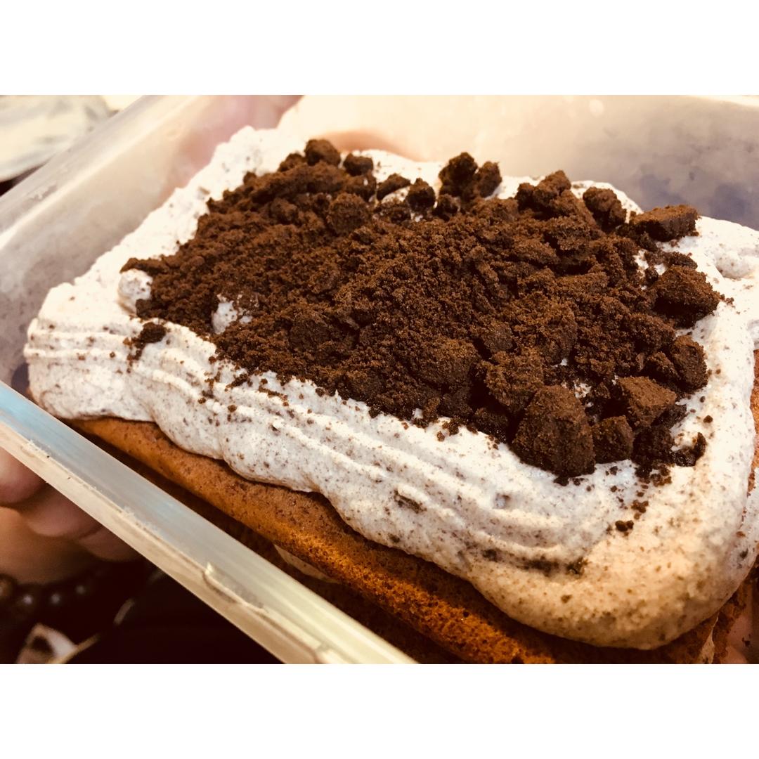 好吃到流泪的奥利奥咸奶油盒子蛋糕