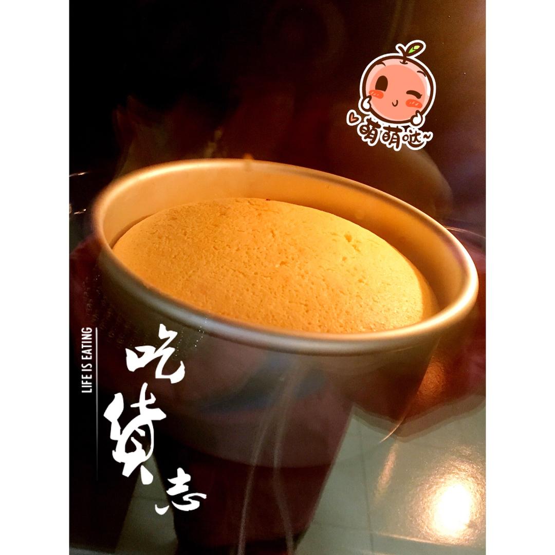 超简单完美戚风蛋糕（6寸2蛋）附打发、翻拌、脱模视频