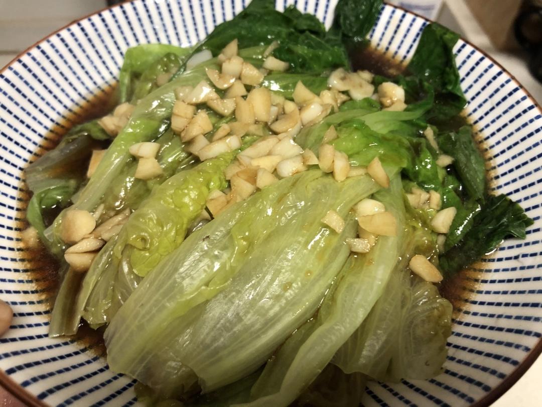 5分钟上桌的蚝油生菜