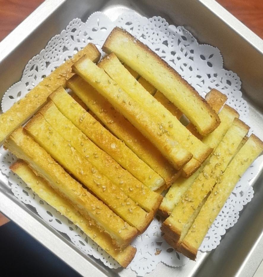 黄金烤吐司🍞条｜太香了