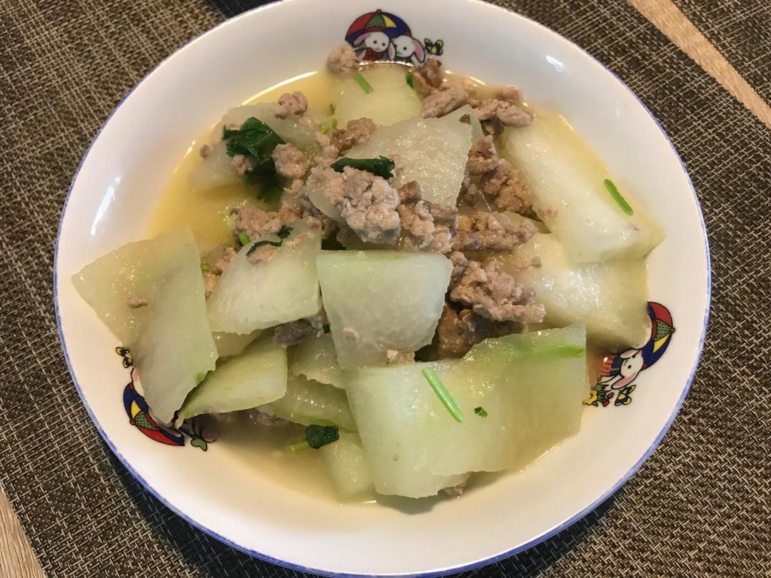 肉末蒸冬瓜