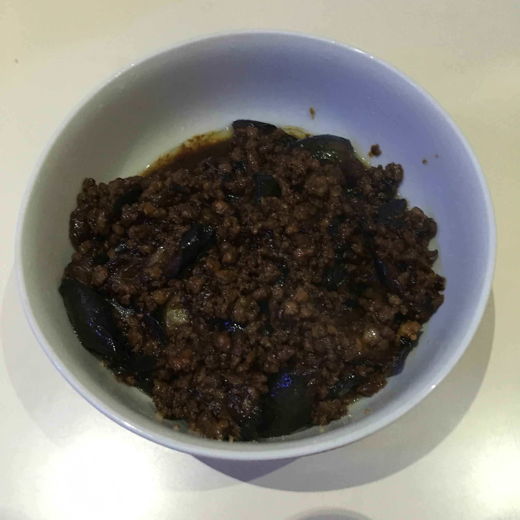 红烧肉末茄子