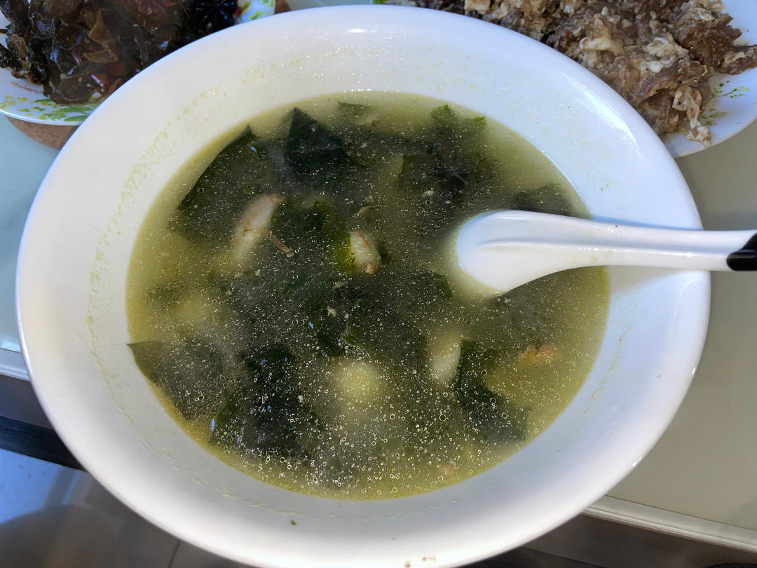 孩子增高汤 | 虾仁豆腐裙带菜汤