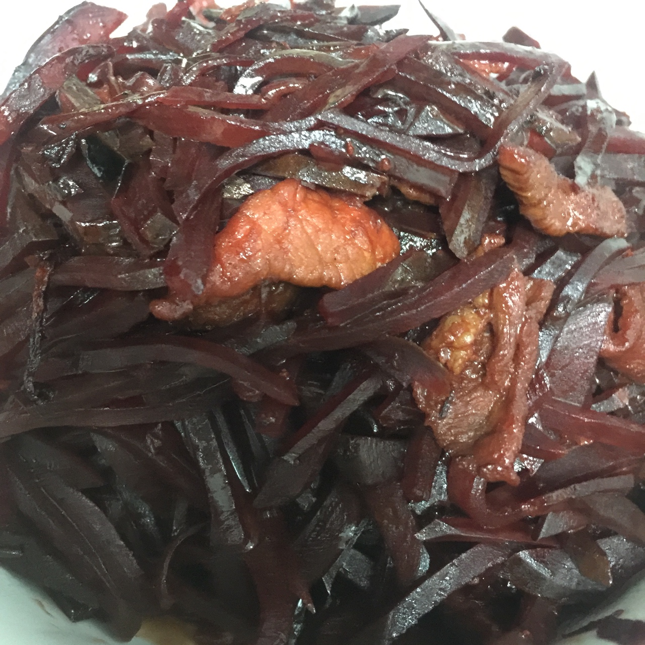 紫菜头炒肉