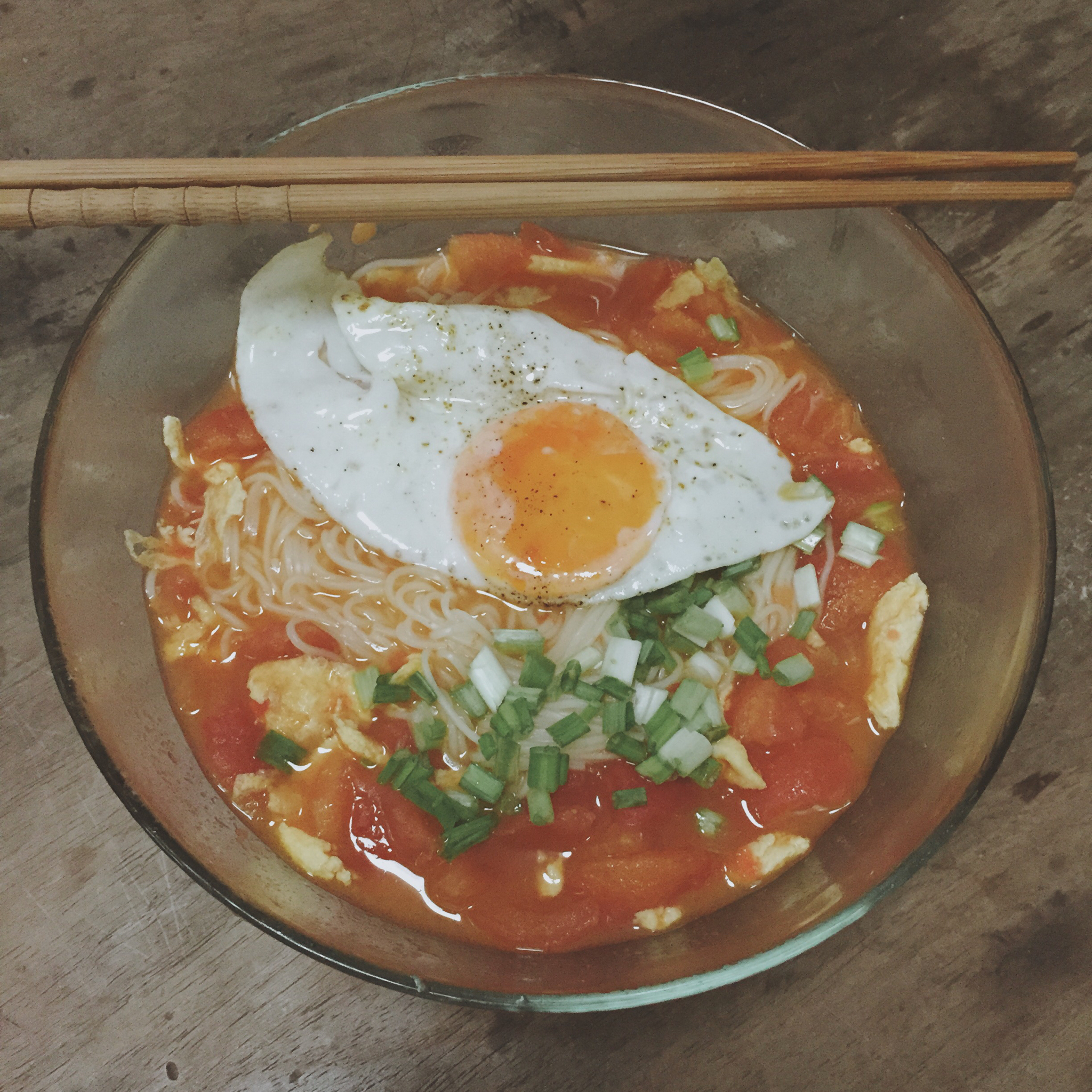 番茄煎蛋面