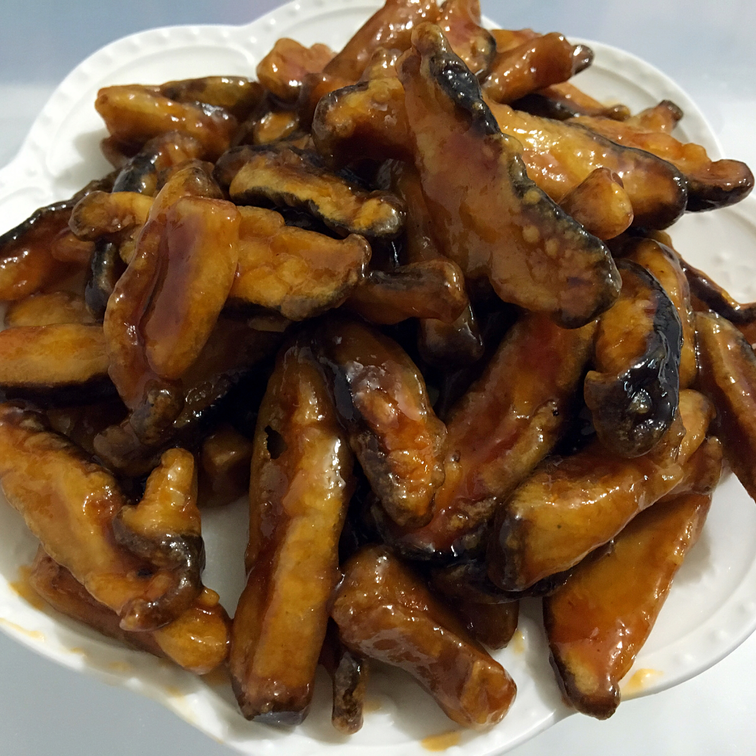 玉色做的张麻麻糖醋香菇