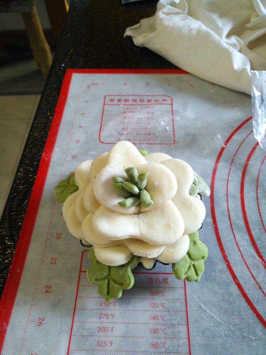 简单花样馒头（二）——牡丹花馒头和花盅馒头