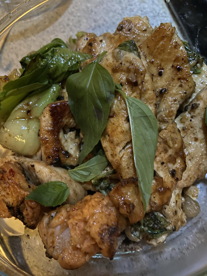 酷炫屌炸天好吃的煎鸡胸肉（香蒜蜂蜜煎鸡胸肉）