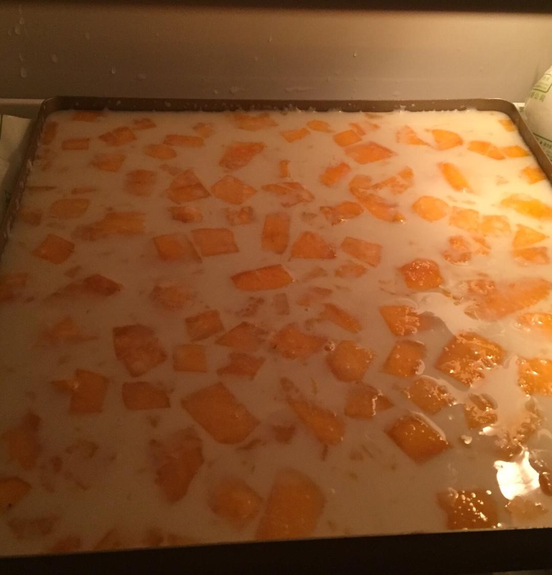 午后小甜点芒果椰汁糕教程