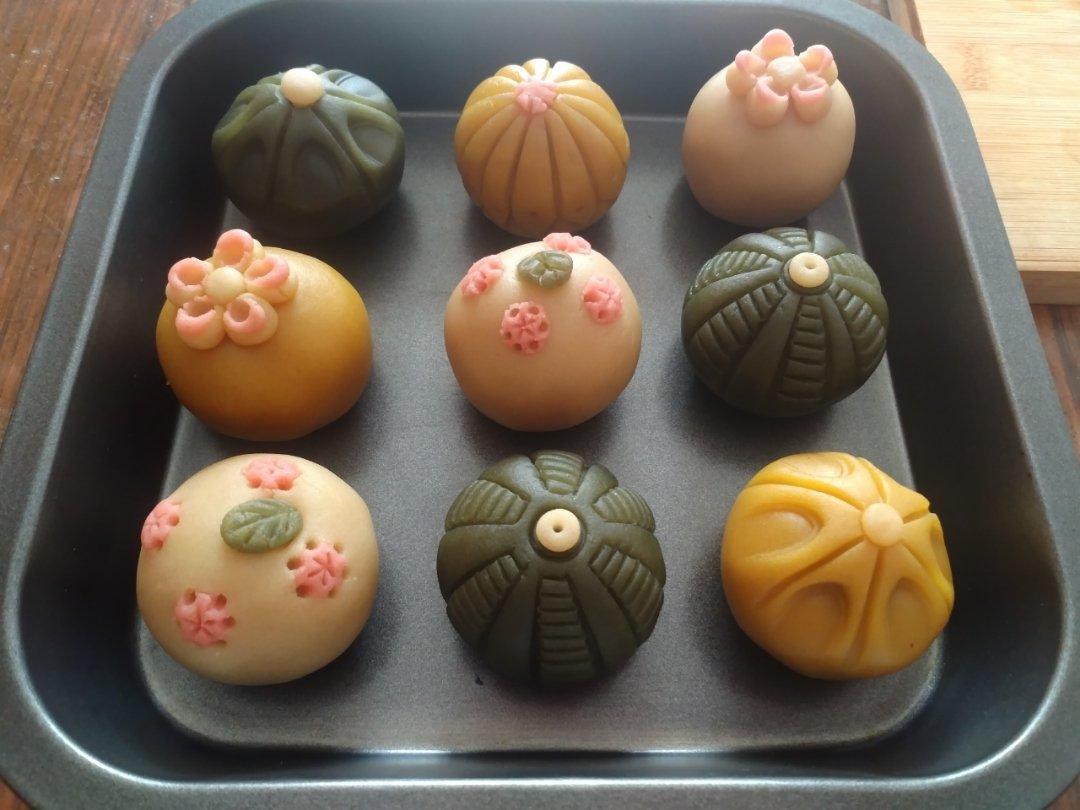 详细步骤手工桃山皮月饼