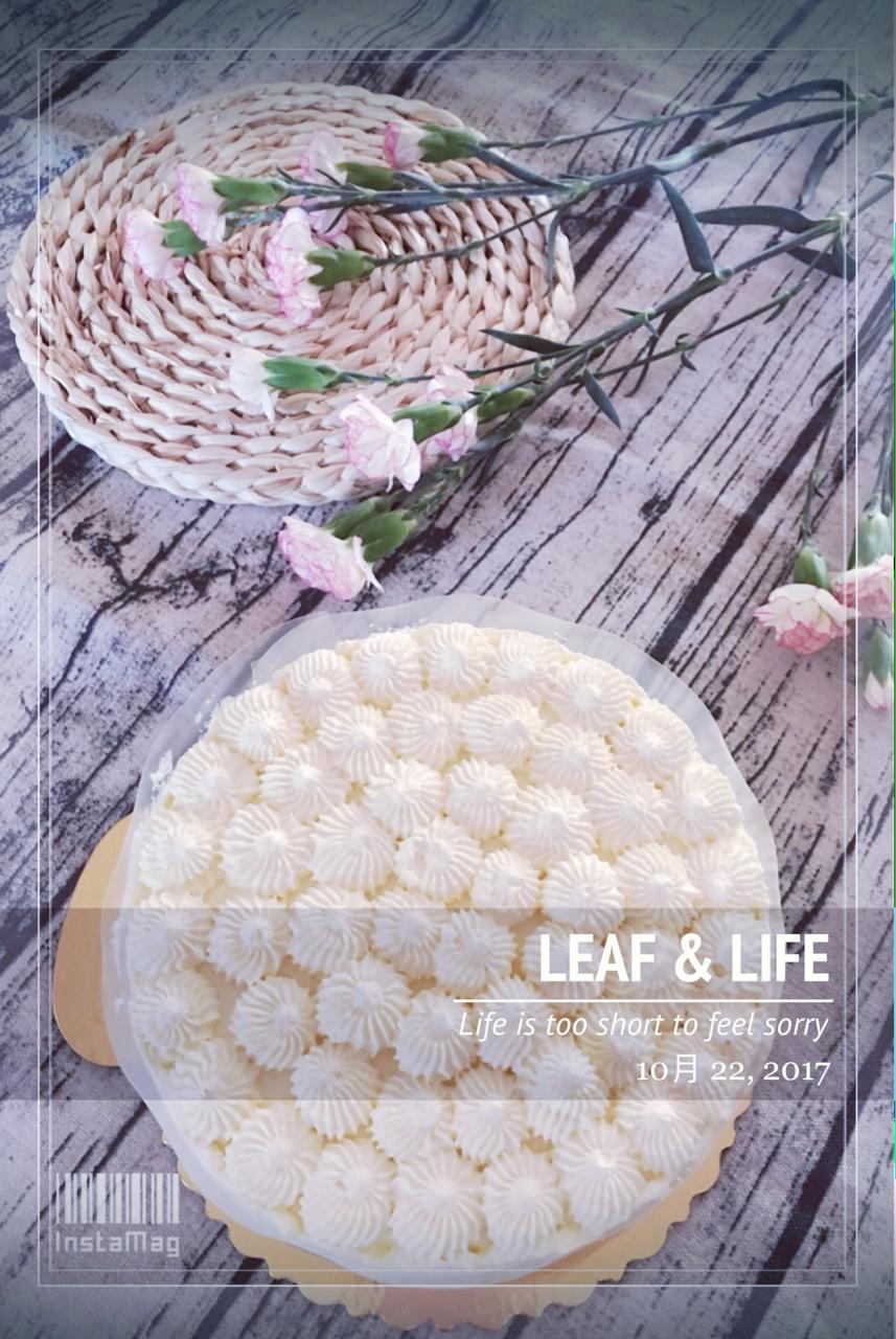 奶油水果装饰蛋糕
