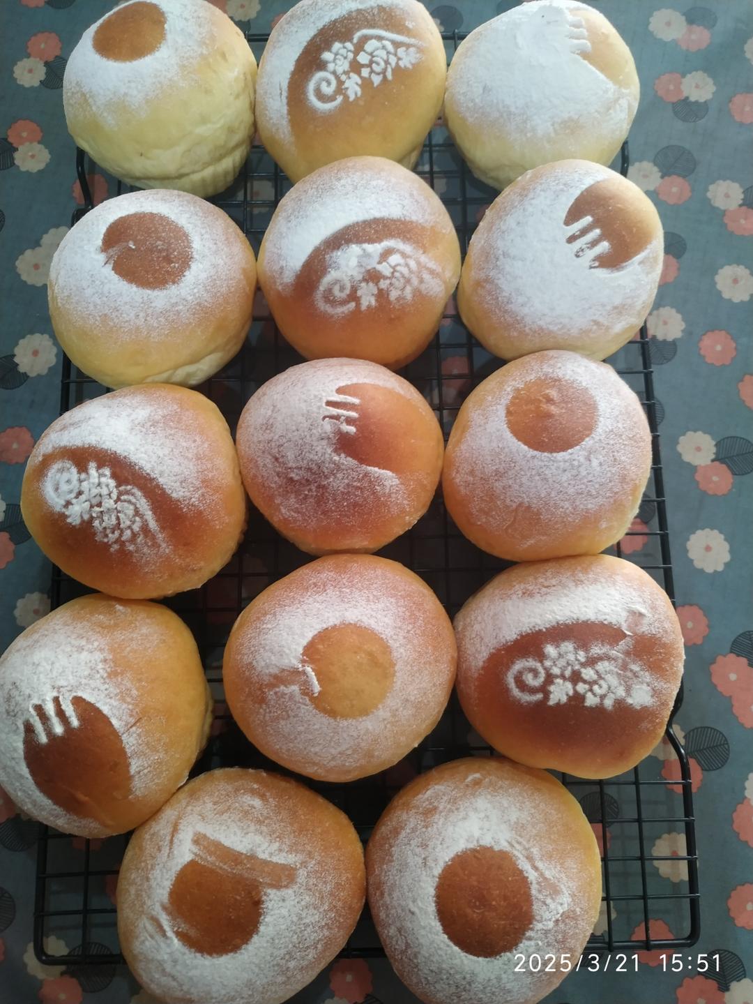 红枣豆沙软面包