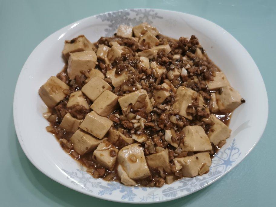 超级下饭的香菇肉沫豆腐
