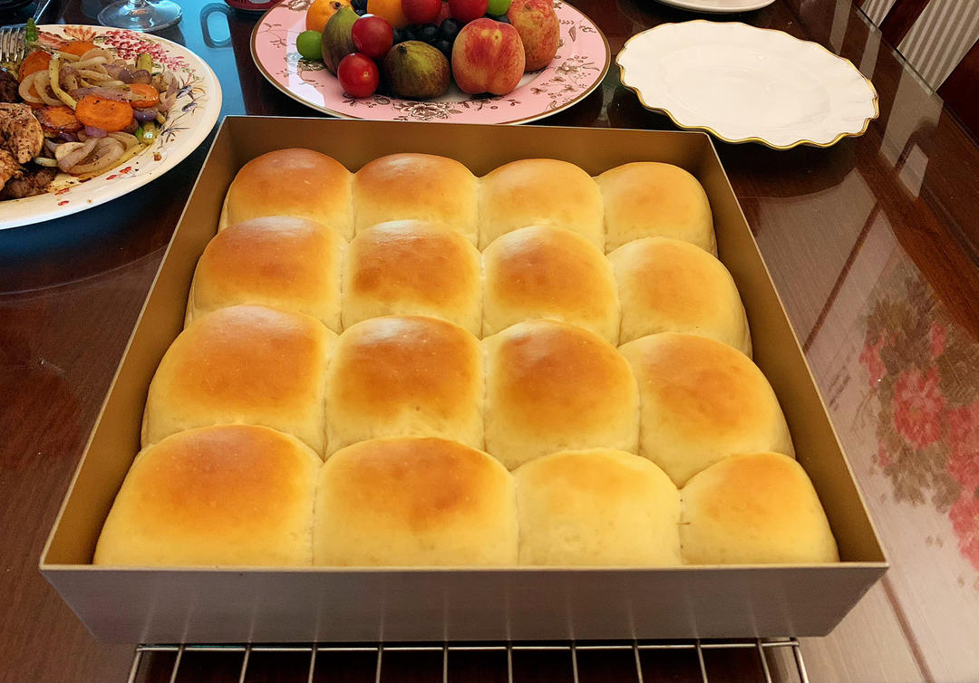 超软淡奶油餐包，无需黄油快速出膜，棉花般柔软