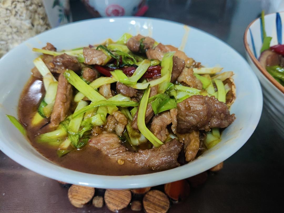 最好吃的韭黄炒肉