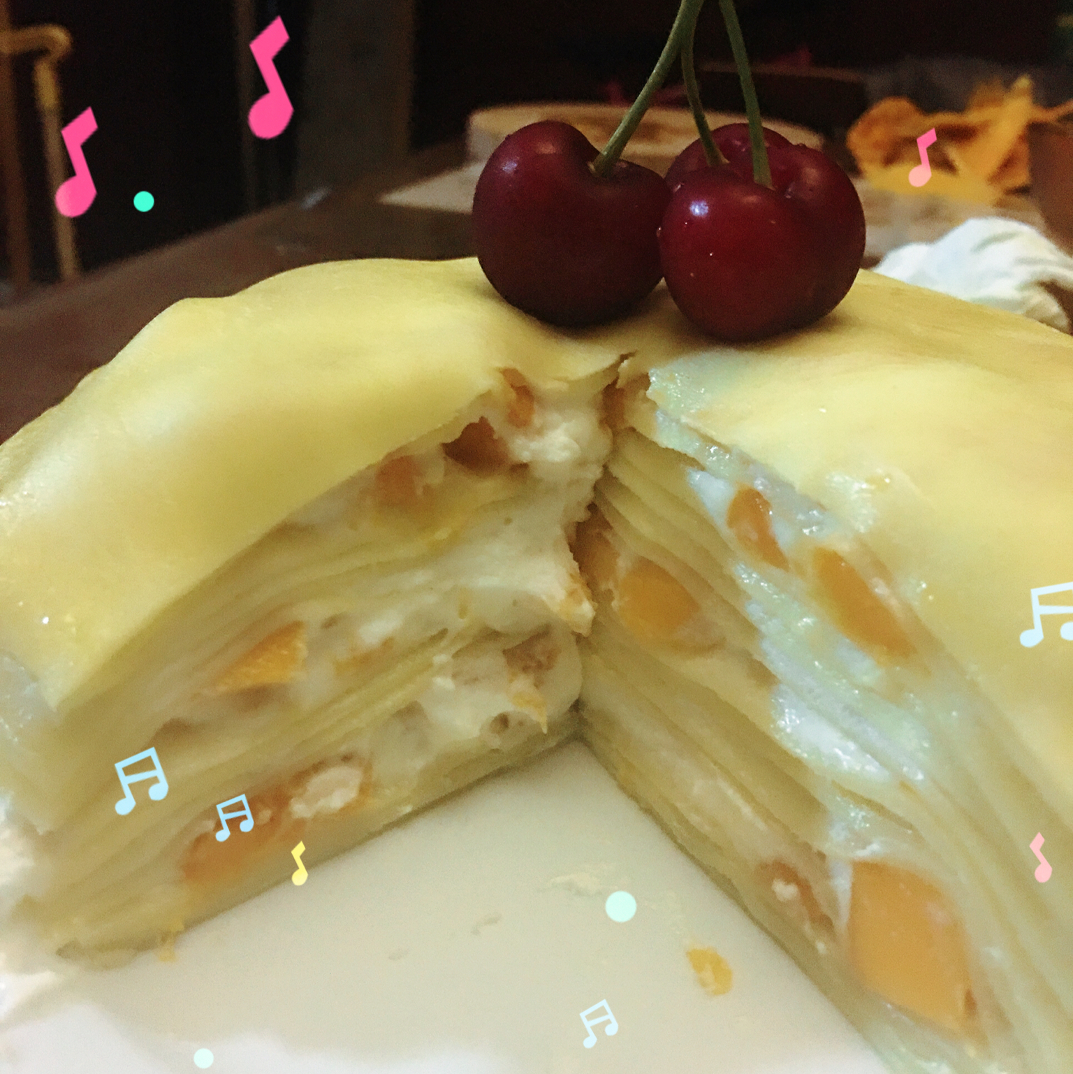 芒果千层蛋糕，100%成功告别煎皮无能