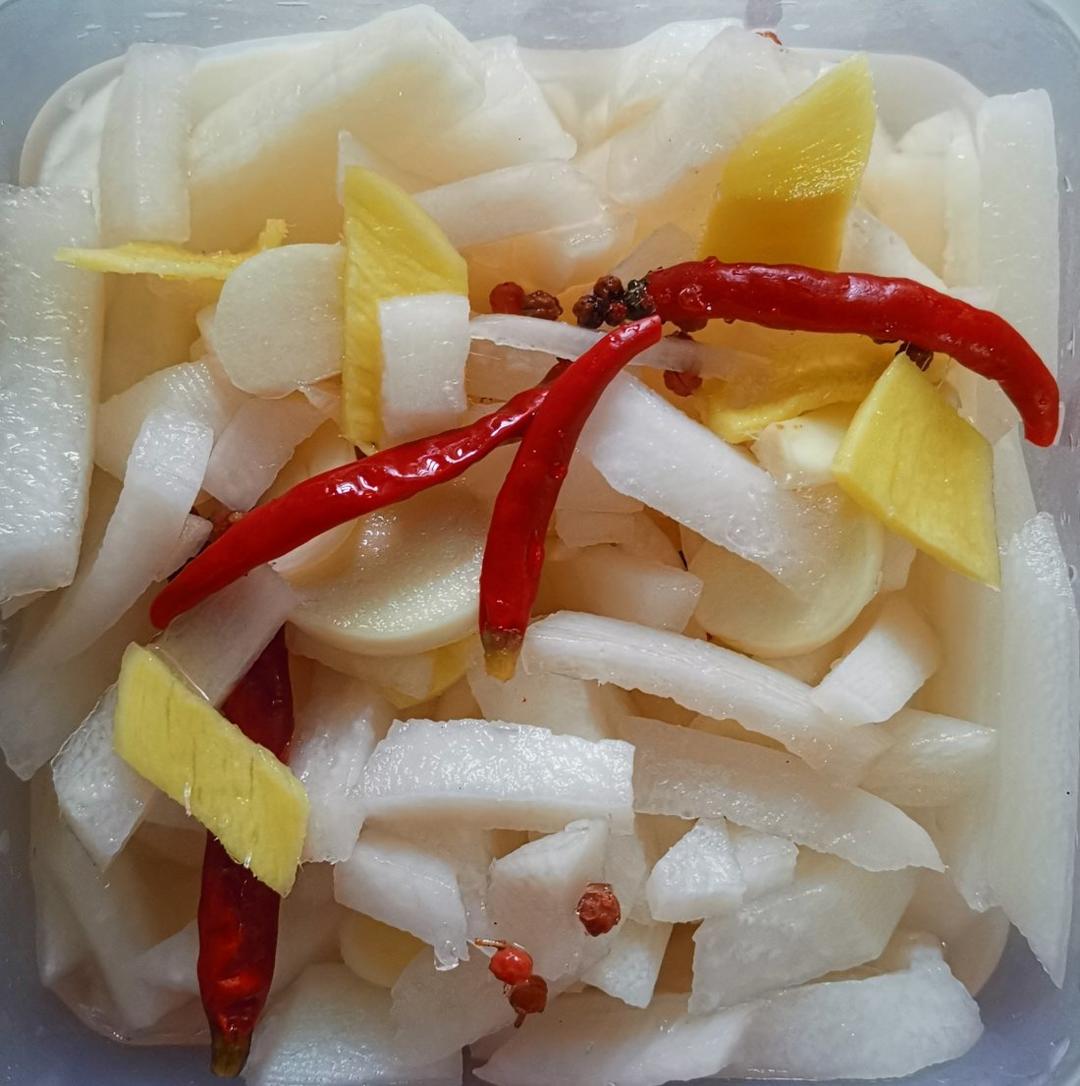 快手泡萝卜，酸酸甜甜，麻辣脆爽