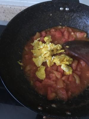 番茄炒蛋拌面的做法 步骤9