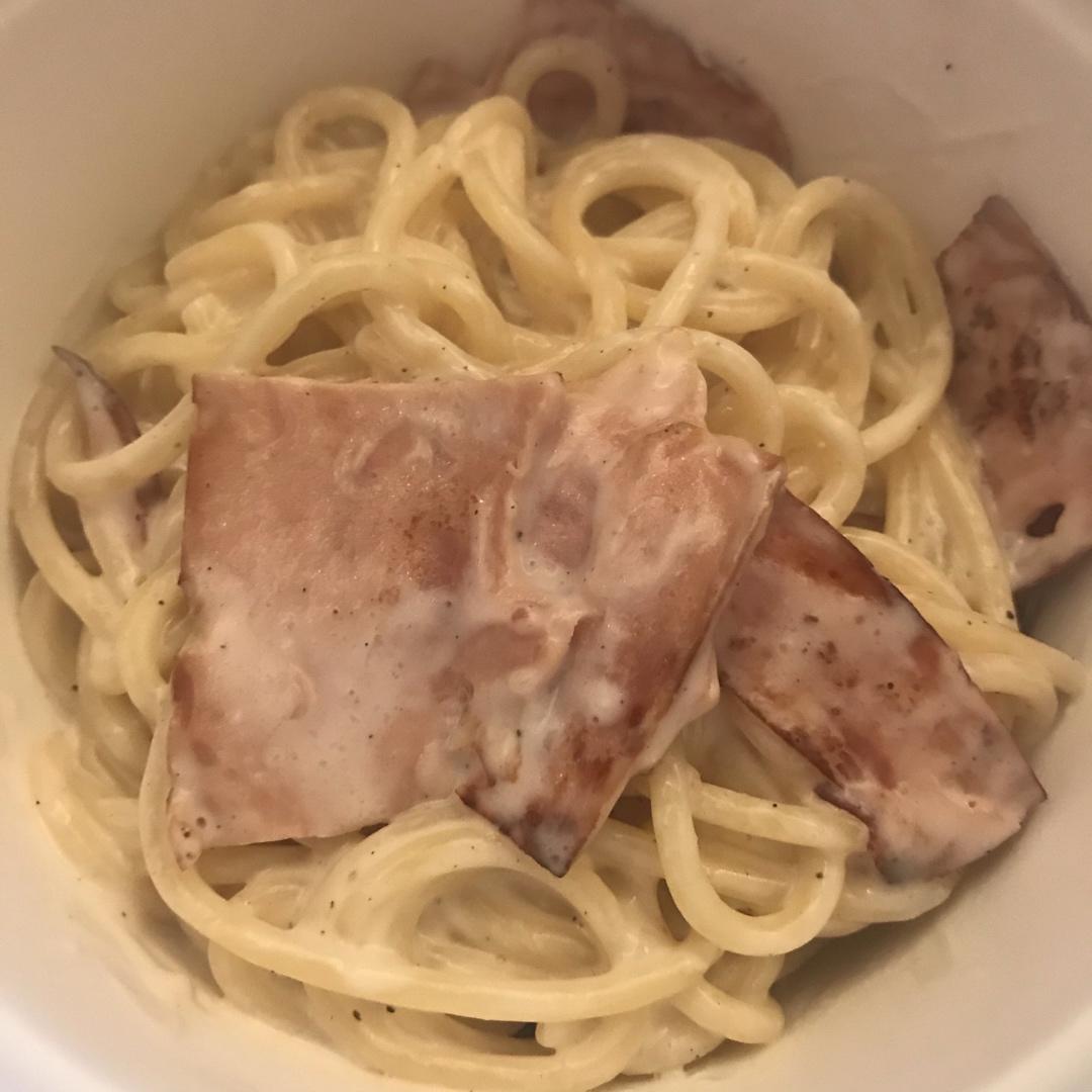 低脂版培根口蘑意大利面