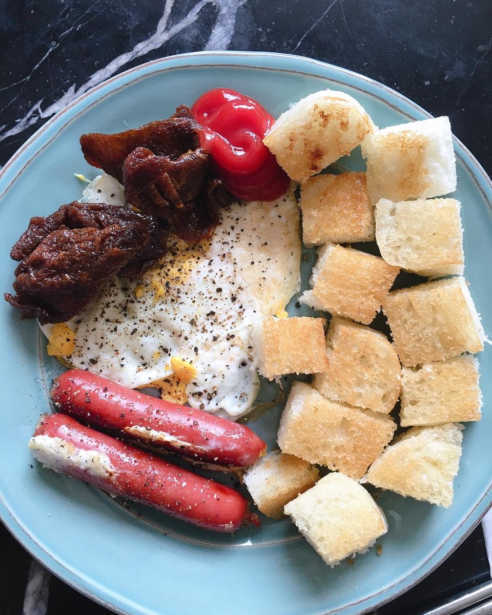 煎鸡蛋早餐好吃