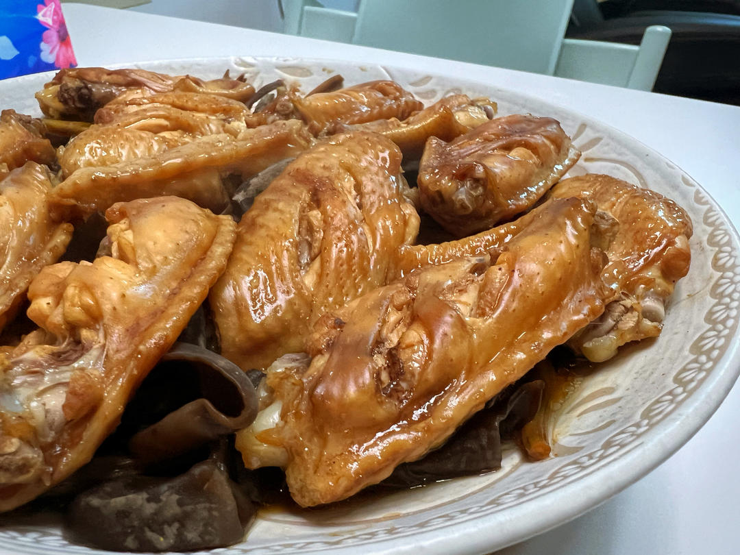 金针木耳蒸鸡