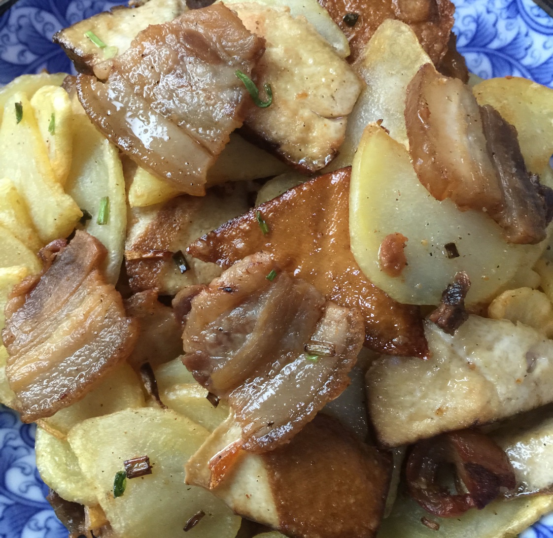 肉片山药炒木耳