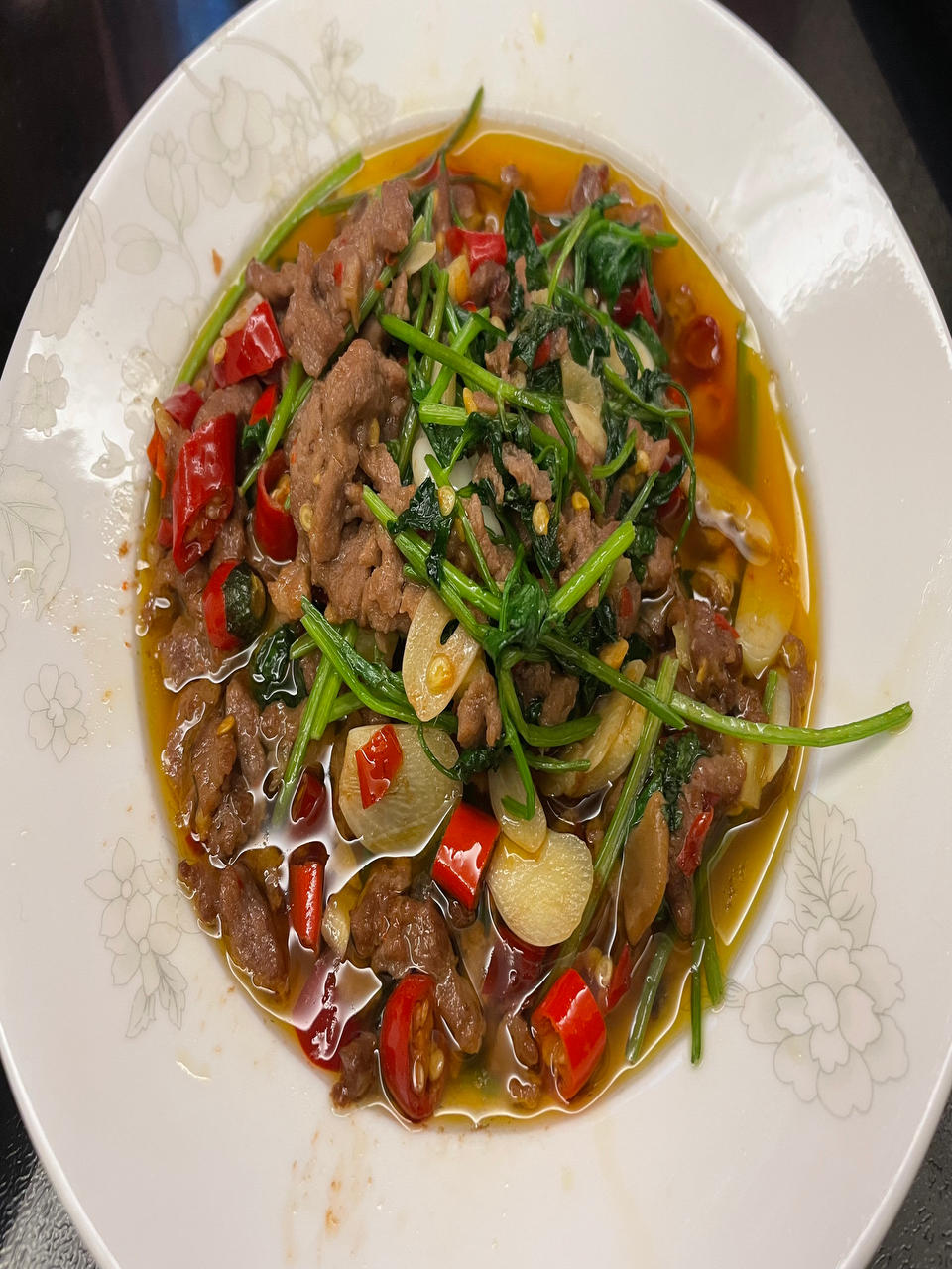 香菜牛肉丝（下饭神器）