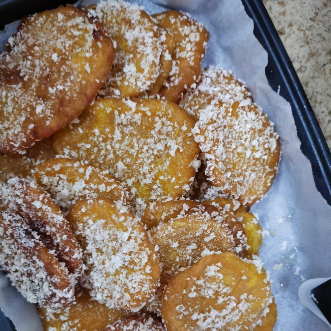 雪花南瓜饼