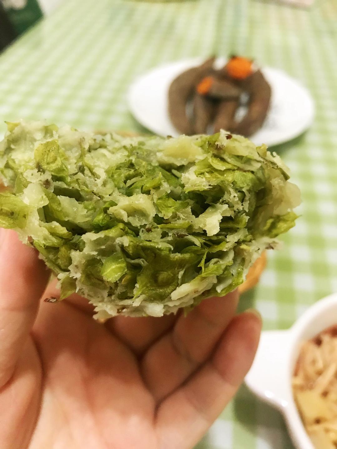 榆钱菜团的做法