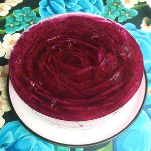 美出天际的水果玫瑰花果冻蛋糕的做法 步骤18