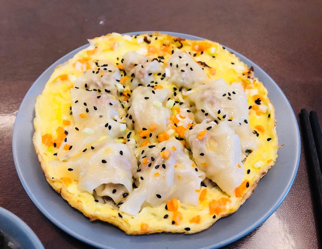 抱蛋煎馄饨