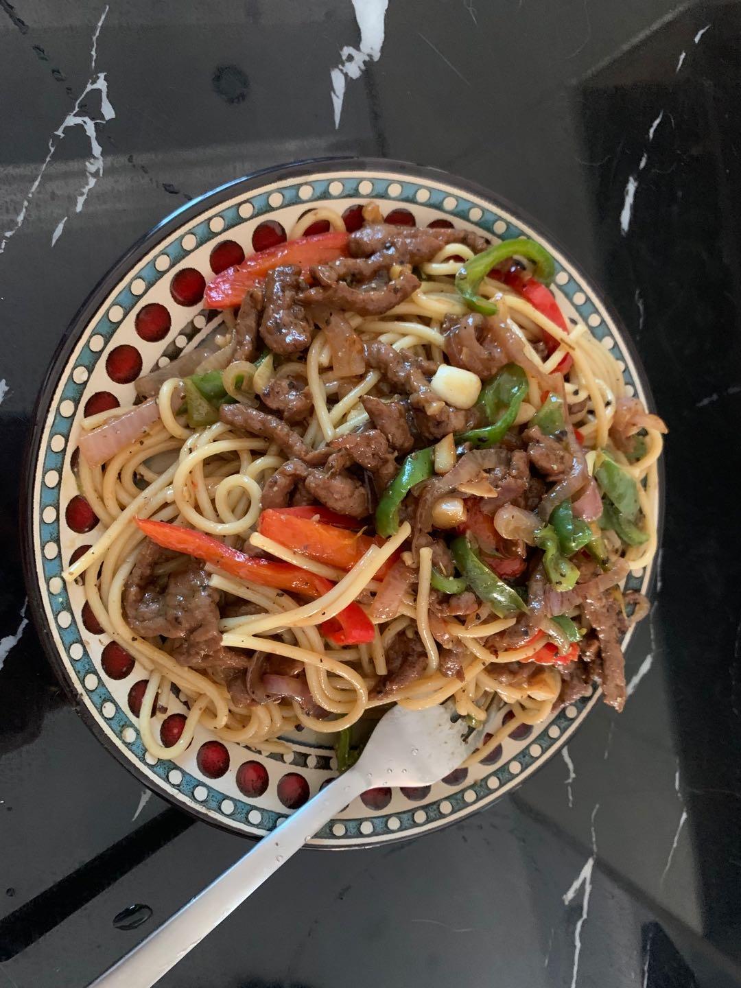 黑胡椒意大利面不用再去餐厅吃了