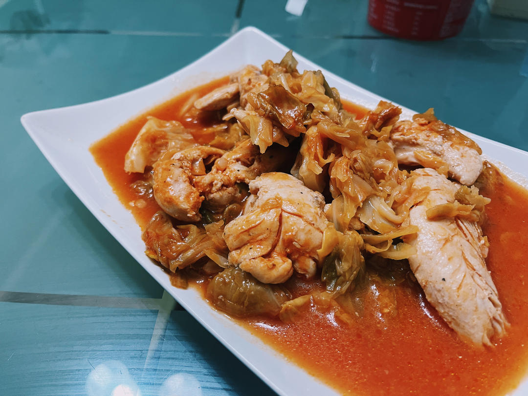 茄汁卷心菜炖鸡肉【MUJI食谱】