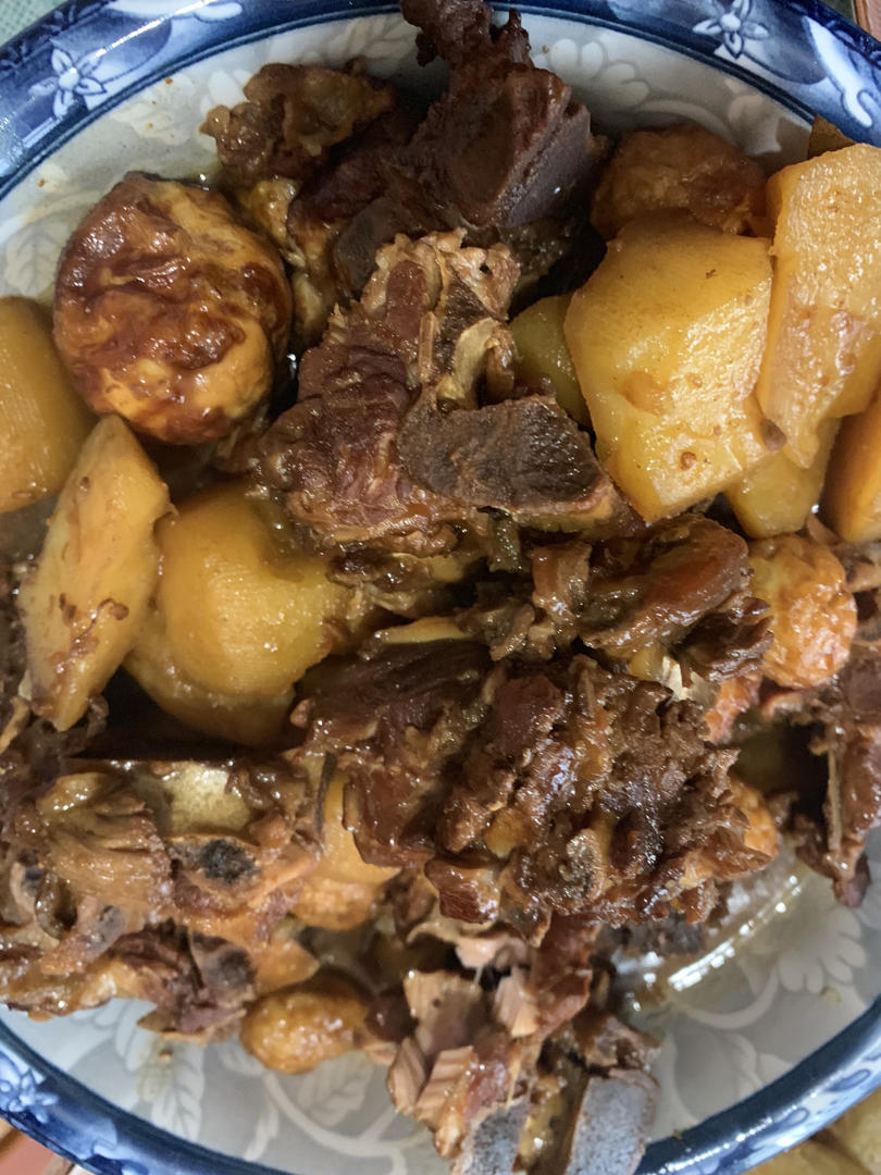 土豆炖排骨