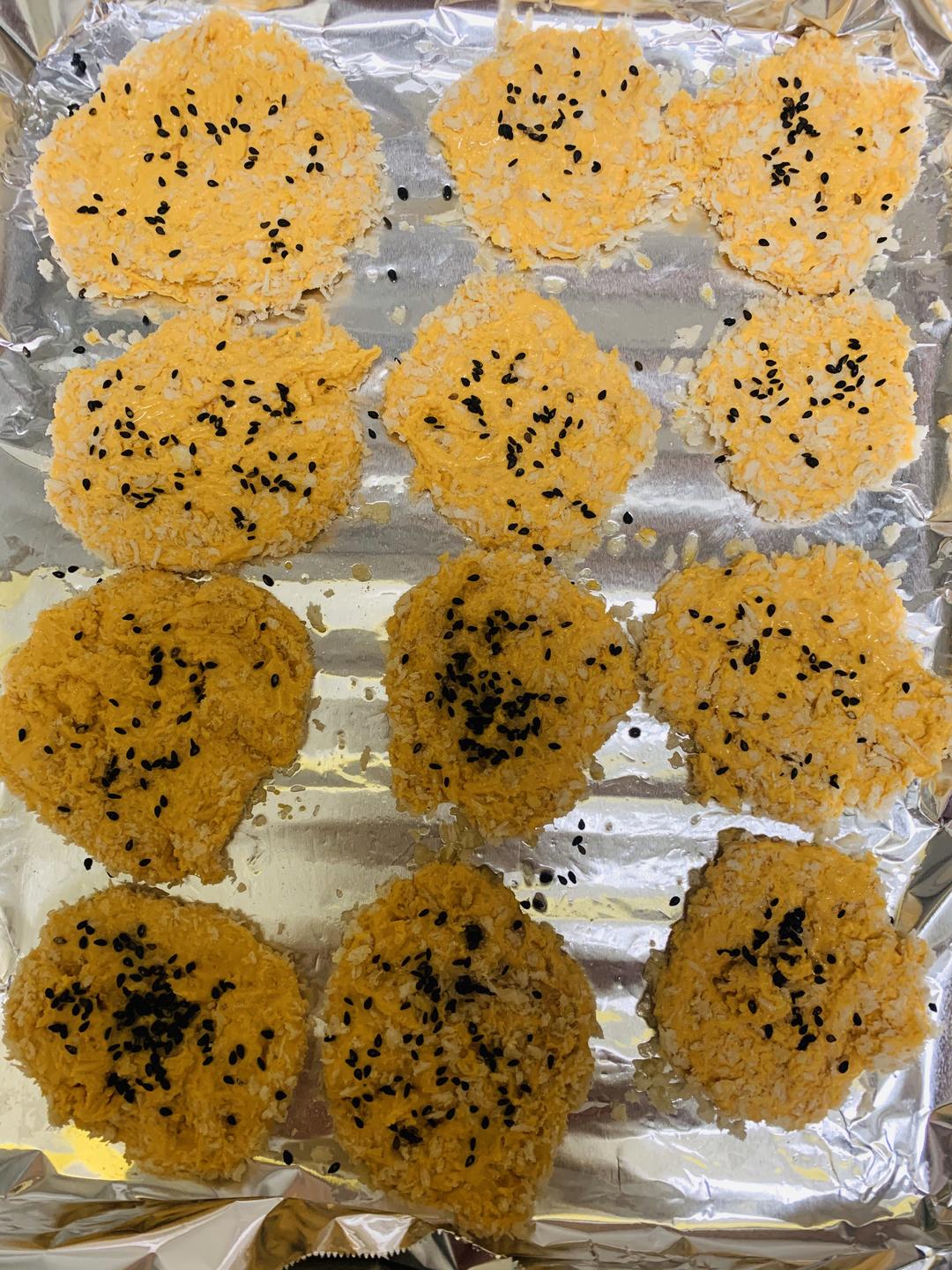 南瓜饼超简单烤箱版的做法