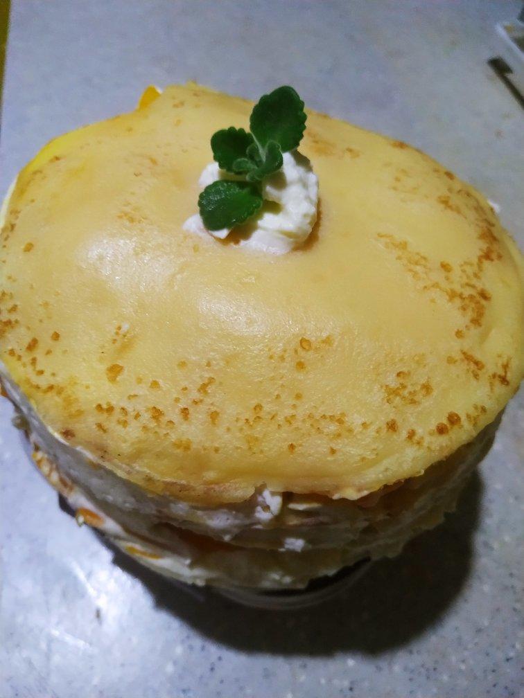 芒果千层蛋糕，100%成功告别煎皮无能