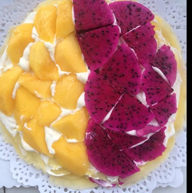 千层水果双拼蛋糕