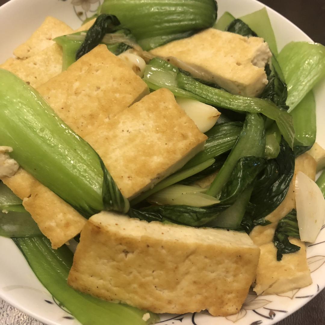 annnangel做的家常青菜炒豆腐