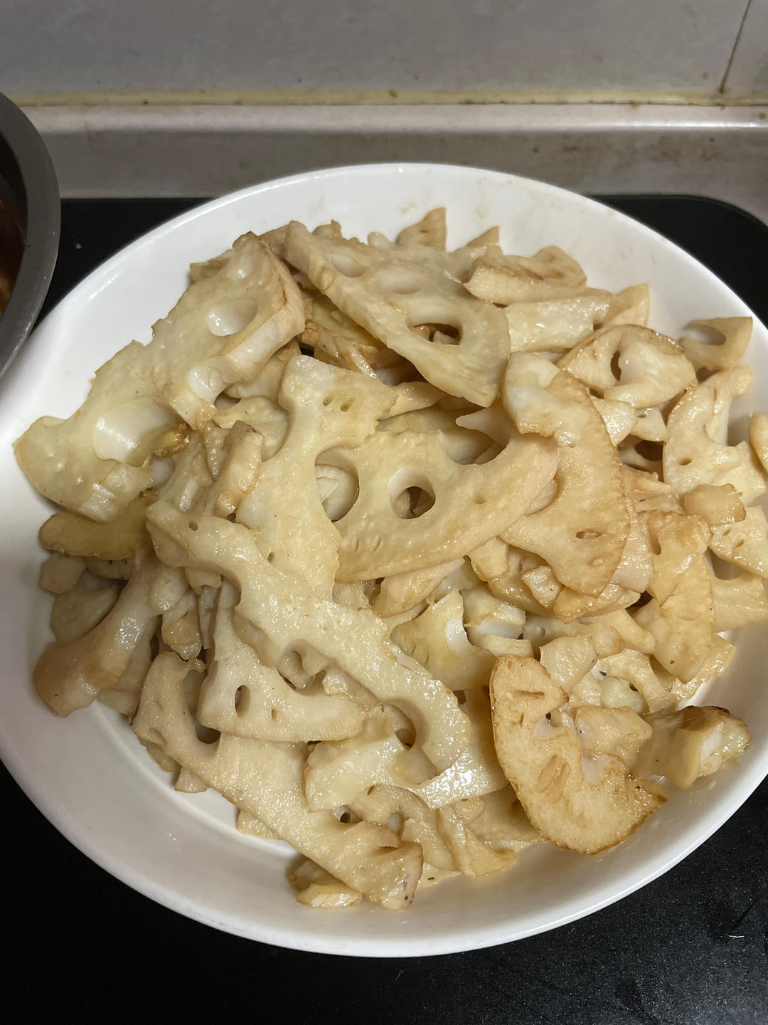 清炒藕片