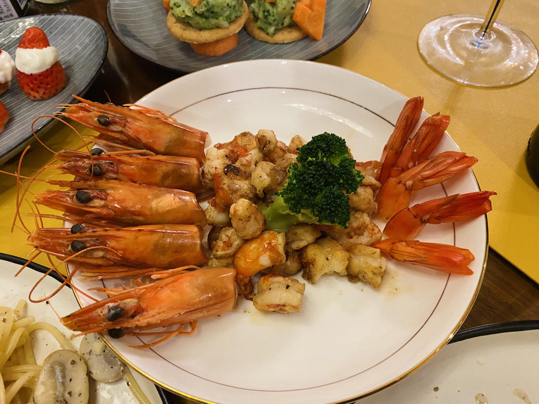 小羽私厨之黄油煎虾