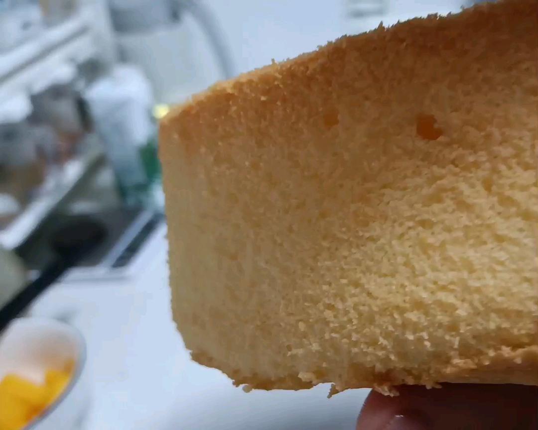 戚风蛋糕（8寸）的做法