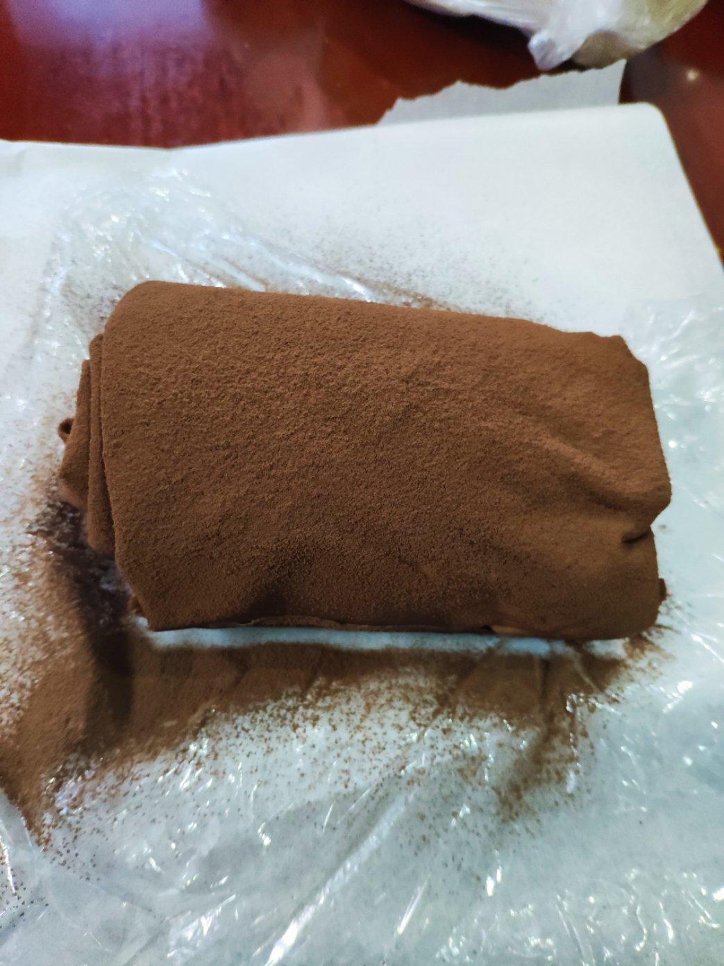 千层毛巾卷，原味、抹茶、巧克力三种口味