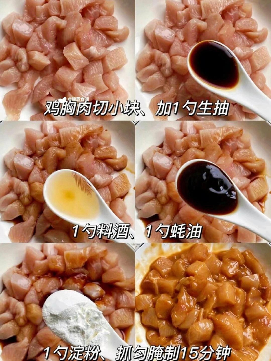 西兰花炒鸡胸肉的做法 步骤1