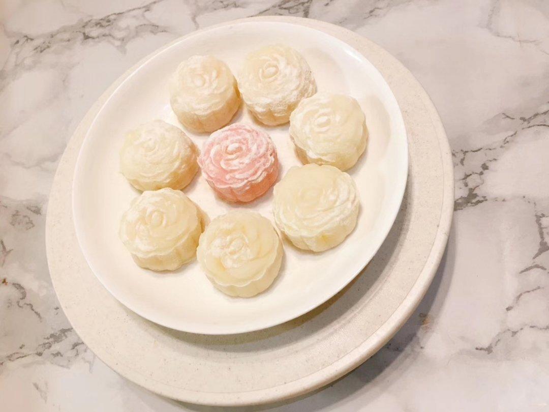 好吃到哭的冰皮月饼（细腻绿豆沙/榴莲）