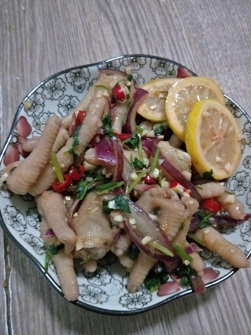 柠檬百香果鸡爪