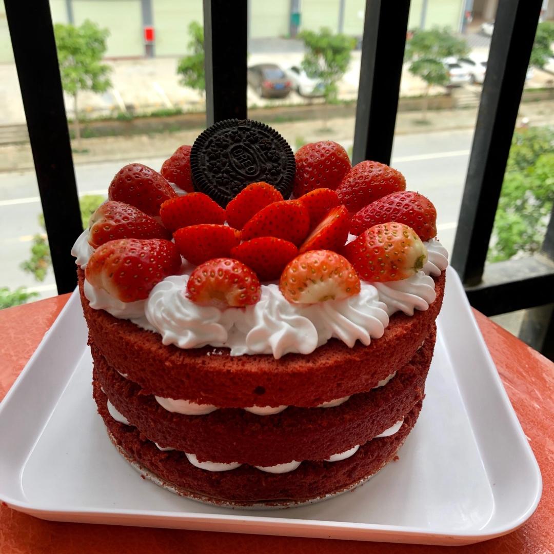 零失败6寸红丝绒蛋糕